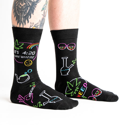 It's 4:20 Somewhere Crew Socks