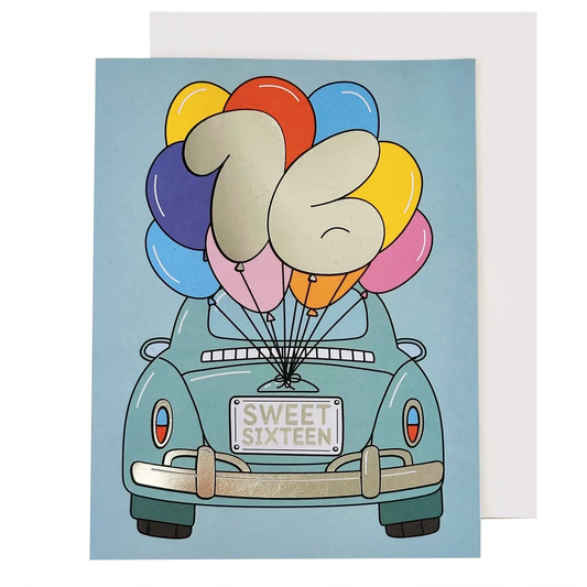 Sweet Sixteen Bug Birthday Card
