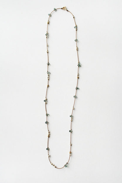 Dew Drop Necklace w/ Sapphires