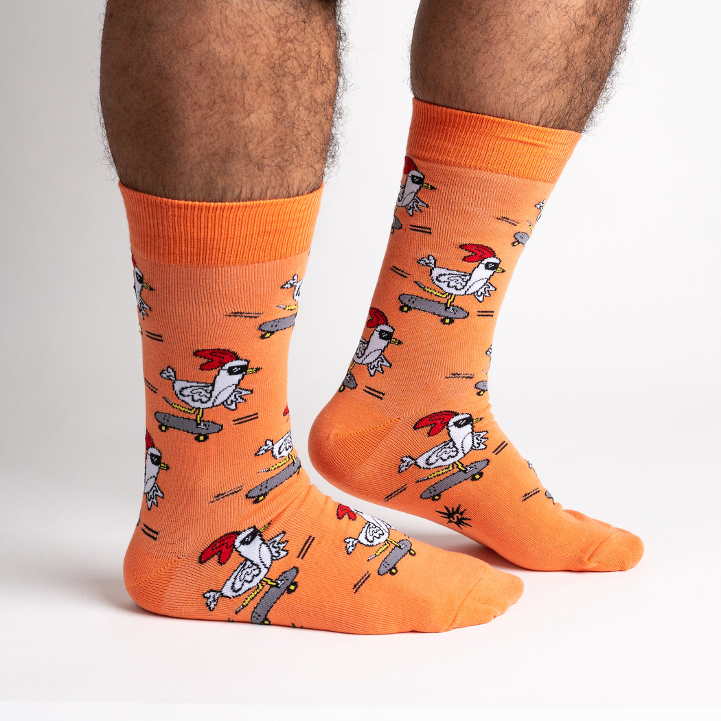 Rad Chicken Crew Socks