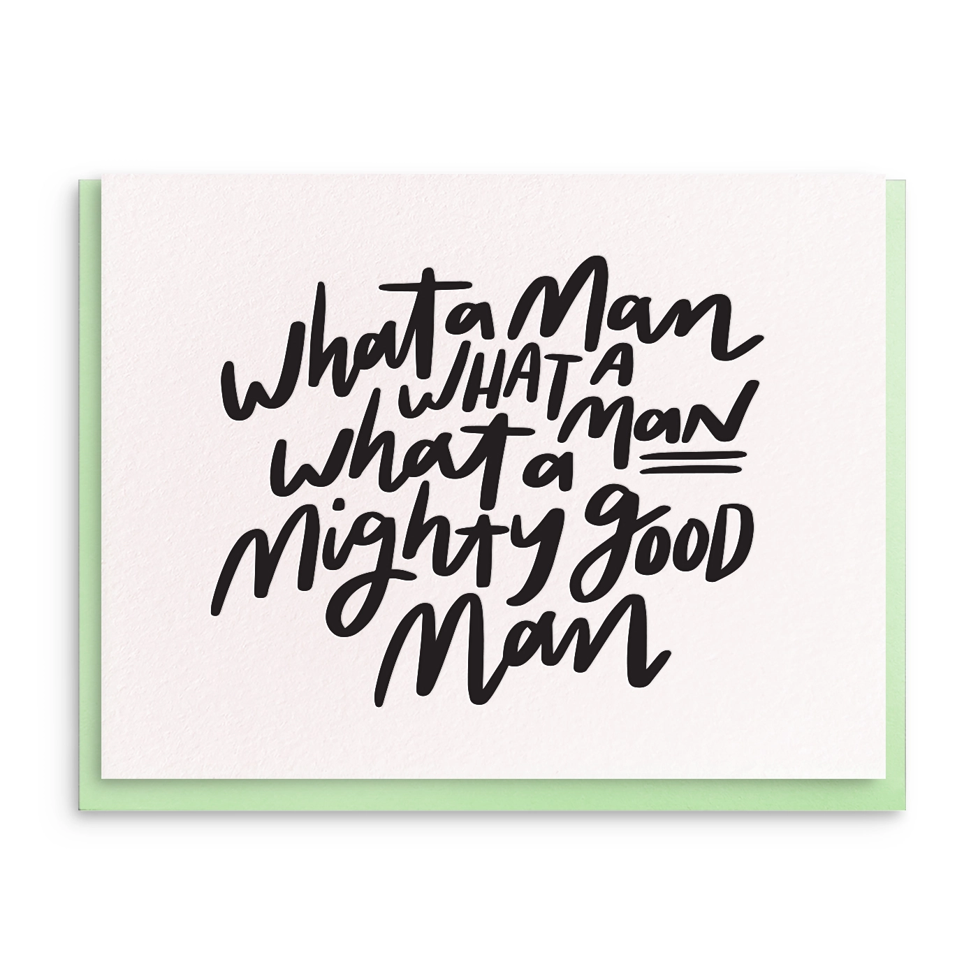 Card with black text on a white background