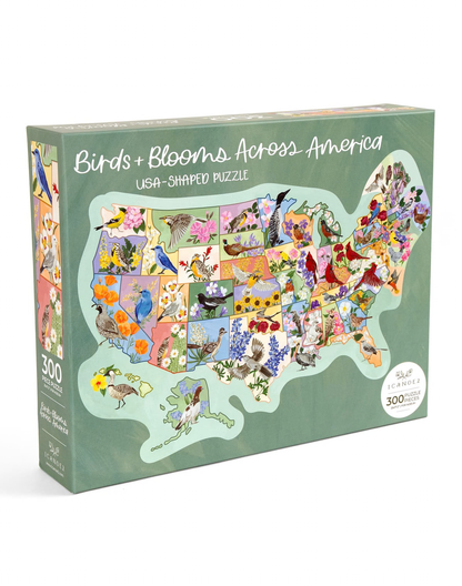 Birds & Blooms Across America 300 Piece Puzzle