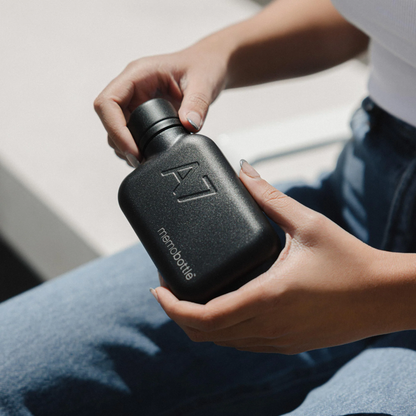 A7 Black Stainless Steel memobottle