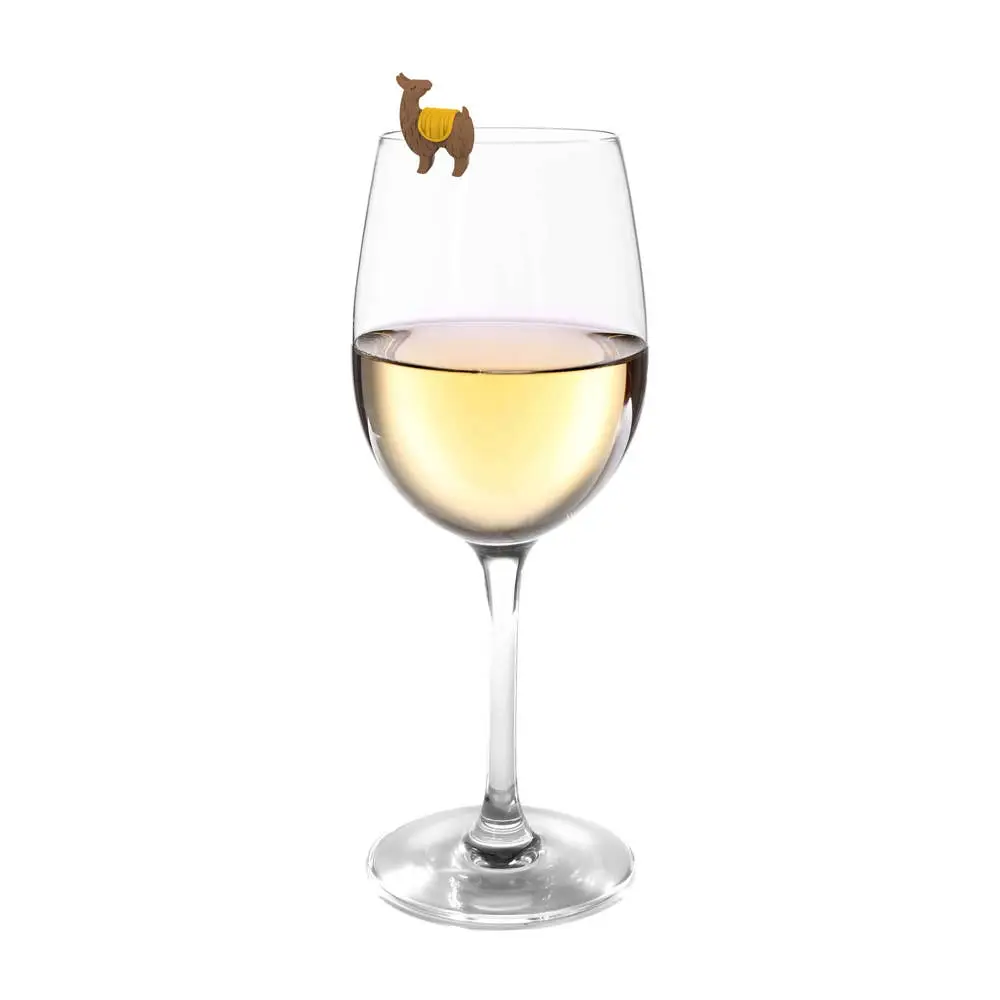 Tiny Prancers Llama Wine Charms