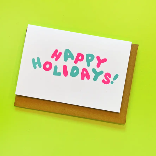 Happy Holidays Notecards, Set of 6