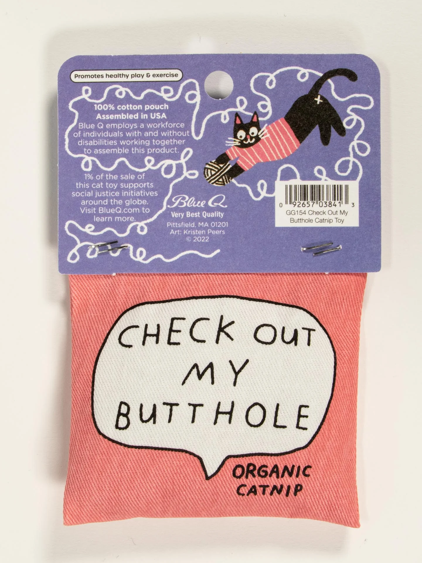 Check Out My Butthole Catnip Toy