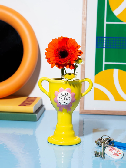 Best Friend Trophy Vase