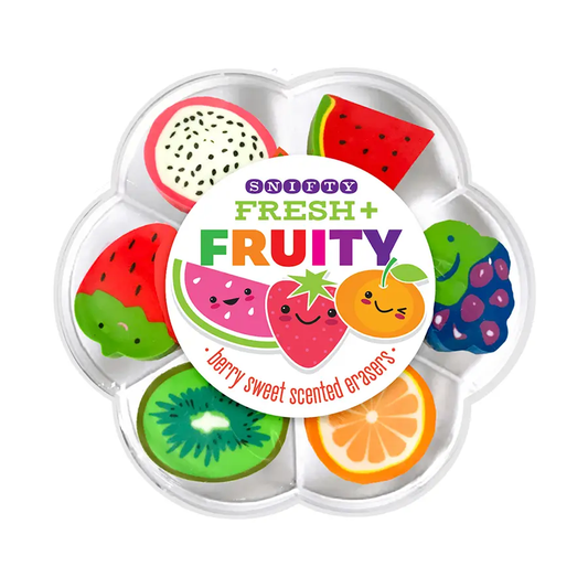 Fresh + Fruity Scented Eraser Set