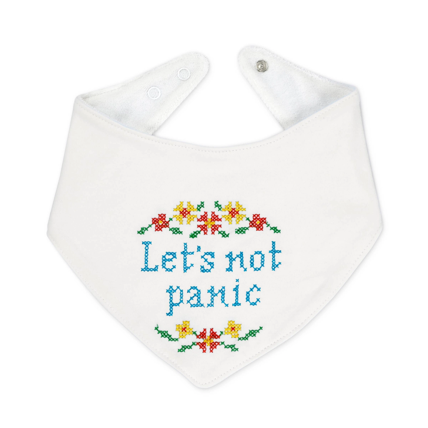 In Stitches Teething Bib