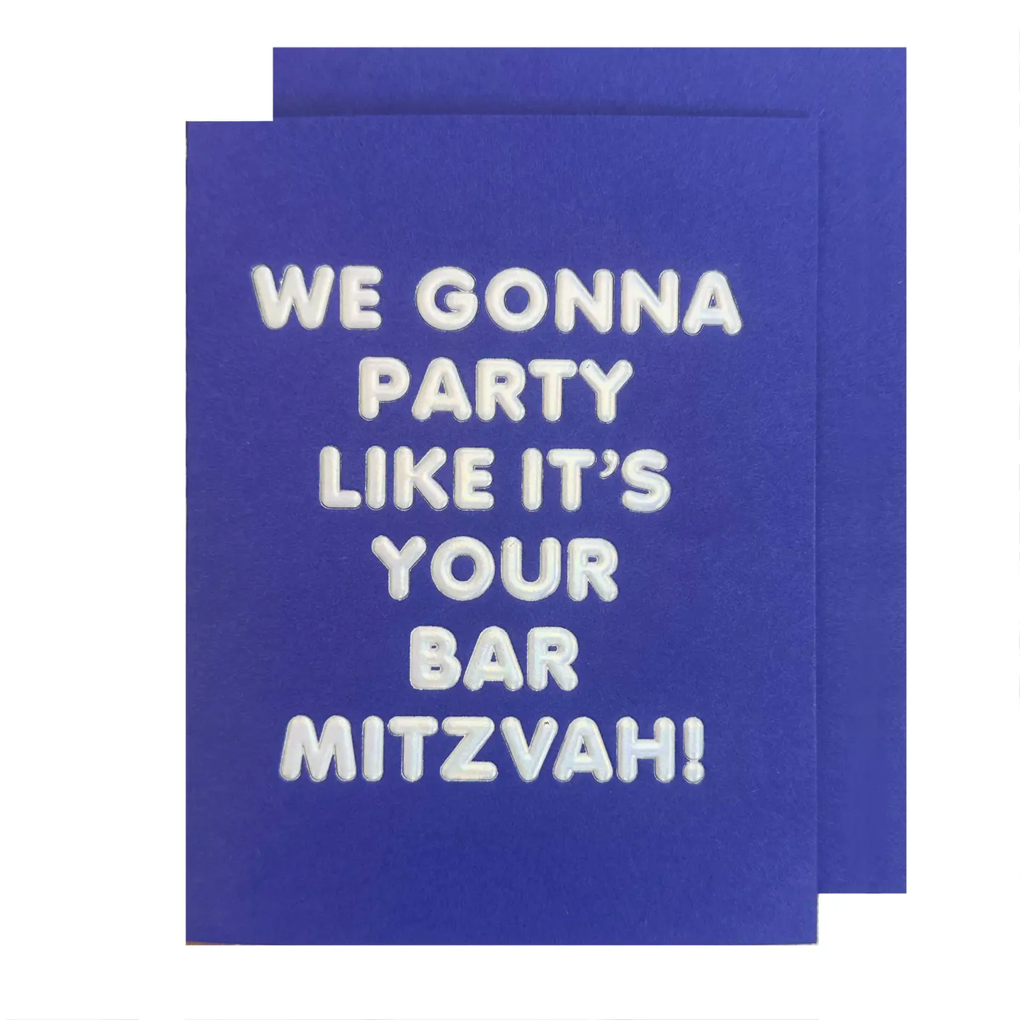 Bar Mitzvah Party Card
