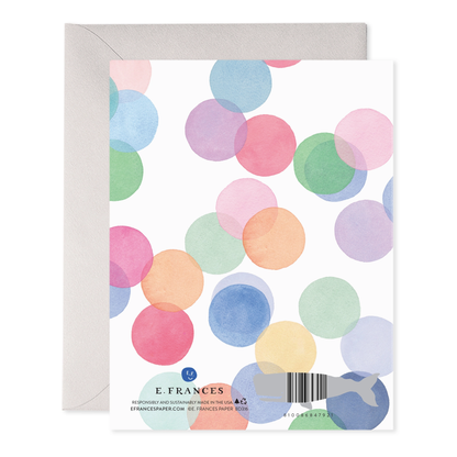 Falling Confetti Birthday Card
