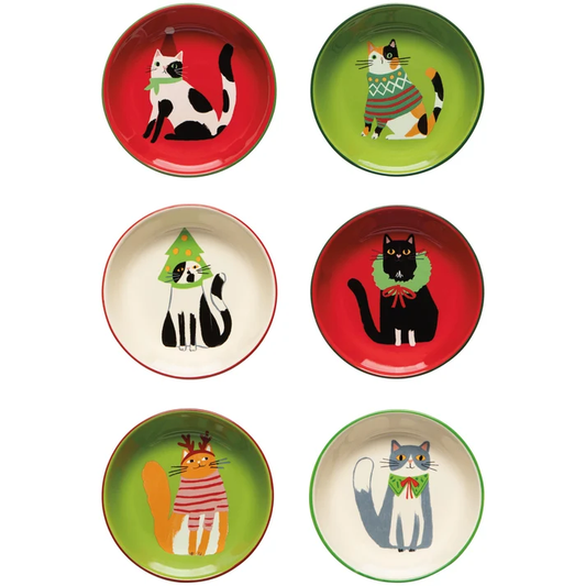 Kitty Carol Christmas Pinch Bowl