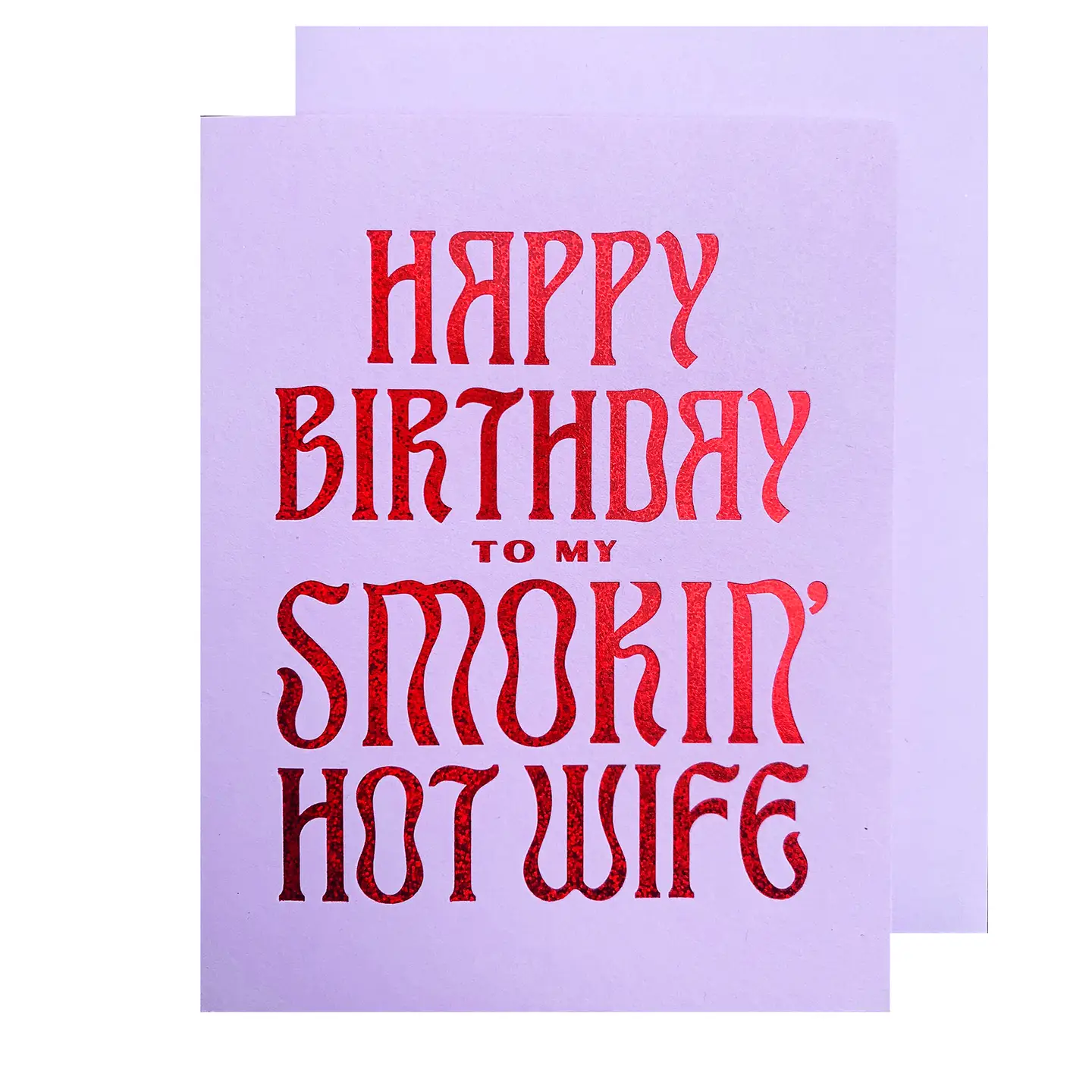 Smokin' Hot Wife Card
