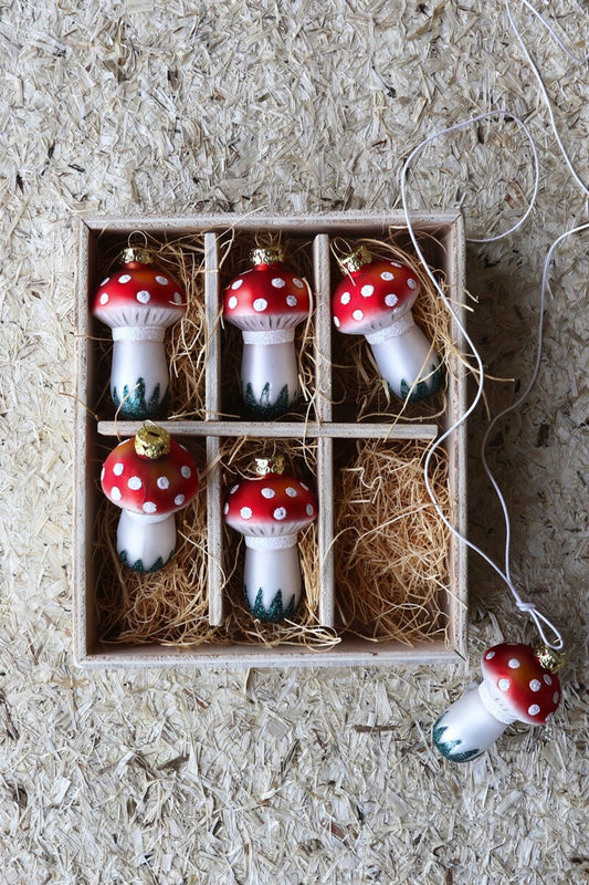 Black Forest Toadstool Ornament