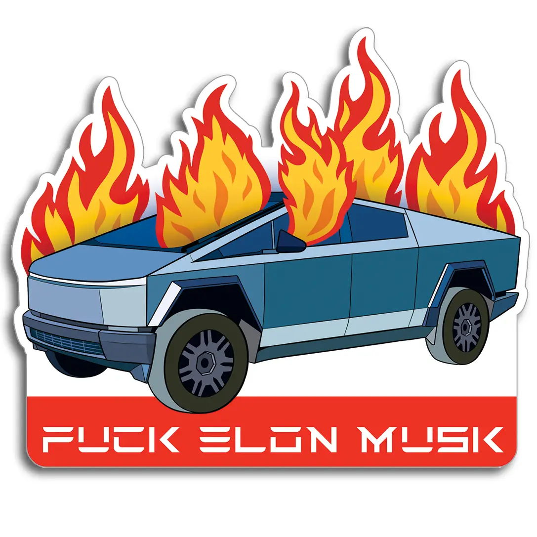 Fuck Elon Musk Die Cut Sticker