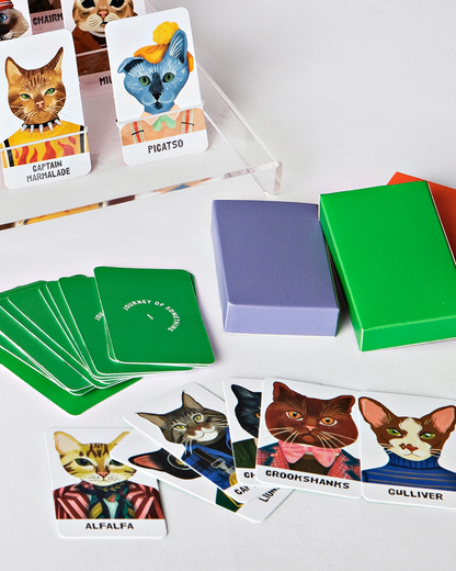 Guess the Feline Card Game