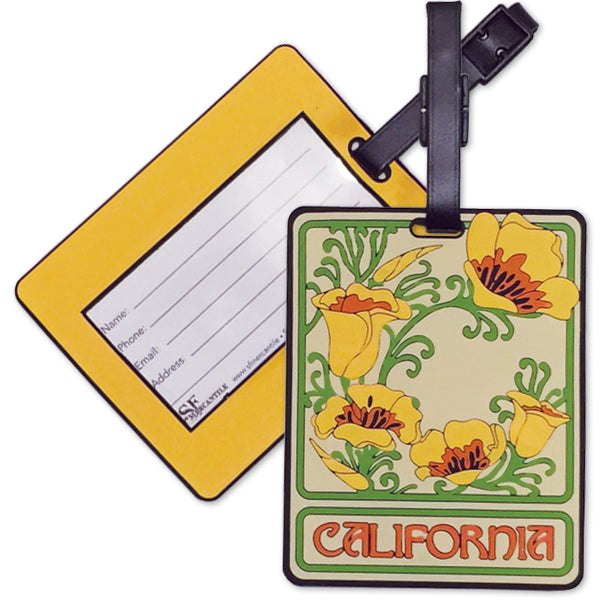 CA Poppy Luggage Tag