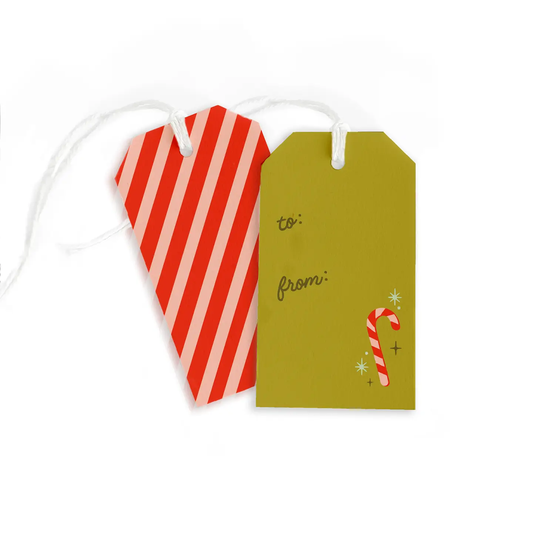 Candy Cane Gift Tags