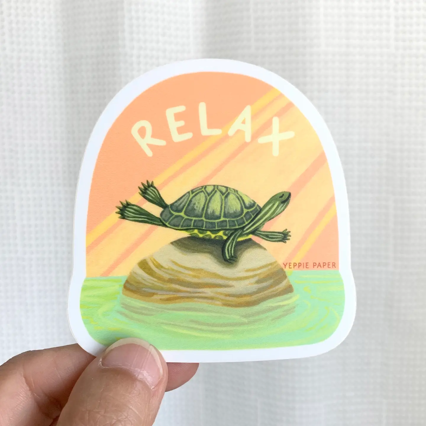 Relax Turtle Sticker