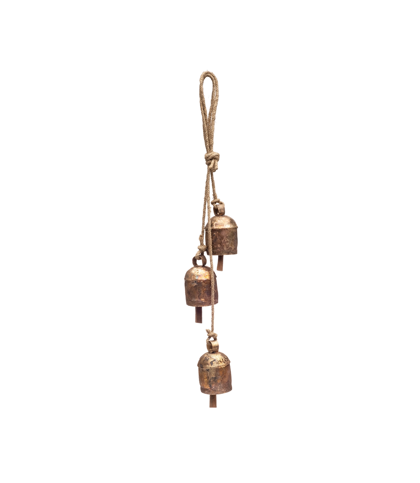 Rustic Wind Chime with Cascading Bells