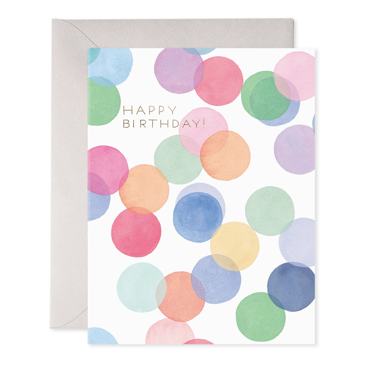 Falling Confetti Birthday Card