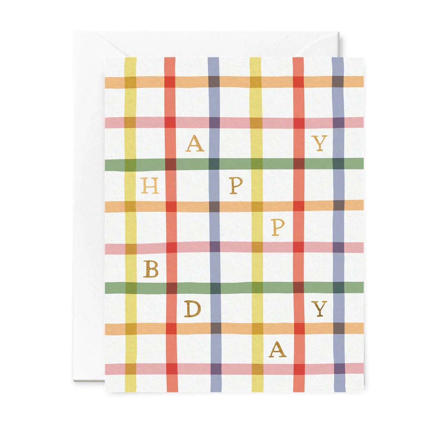 Happy Birthday Plaid