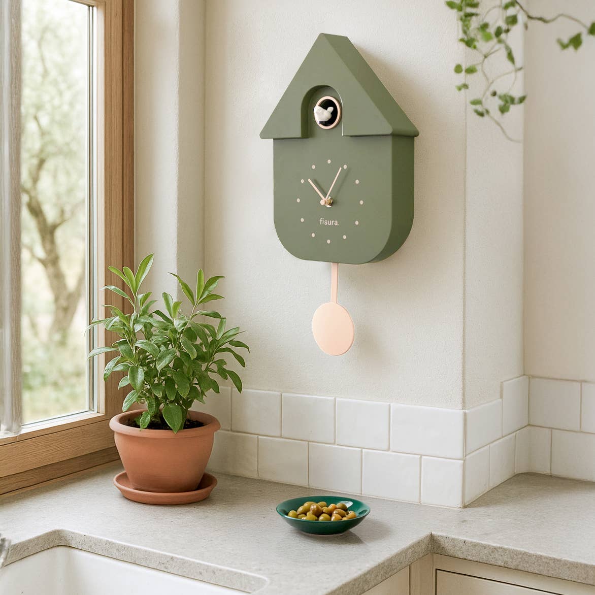 Olive Cuckoo Clock