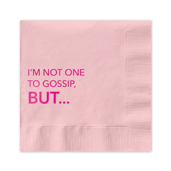 Not One To Gossip Cocktail Napkins