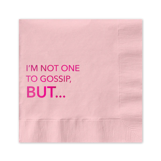 Not One To Gossip Cocktail Napkins