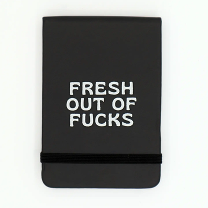 Fresh Out of Fucks Leatherette Pocket Journal