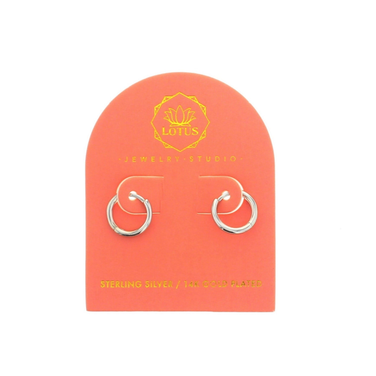 Silver Hoop Earrings