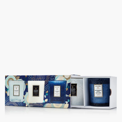 Coastal Getaway Demi Candle Trio