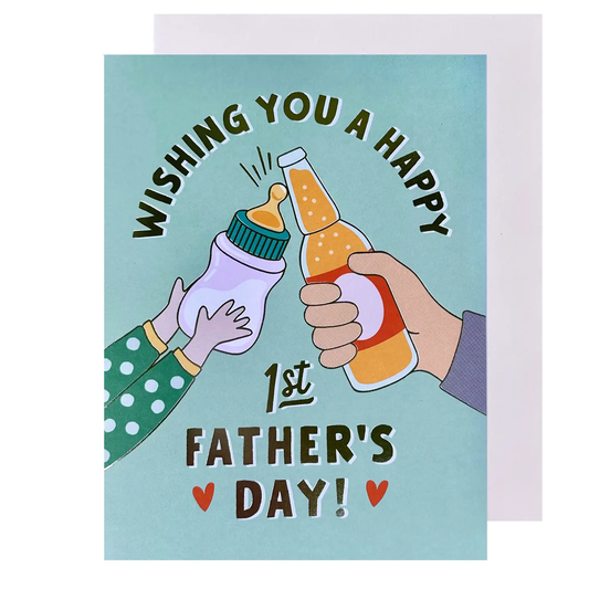 Cheers First Father's Day Card