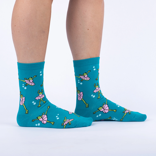 Ballet Frogs Crew Socks