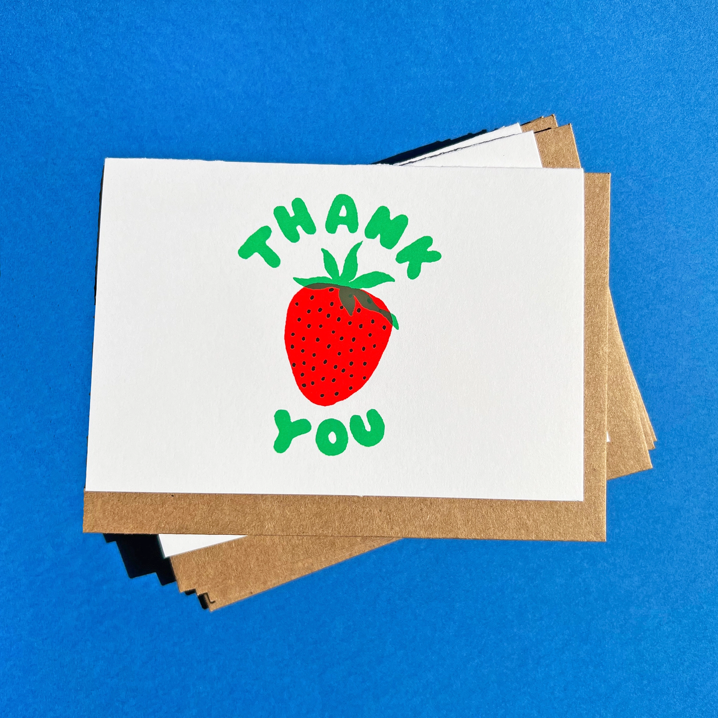 Strawberry Thank You Notecard, Set of 6