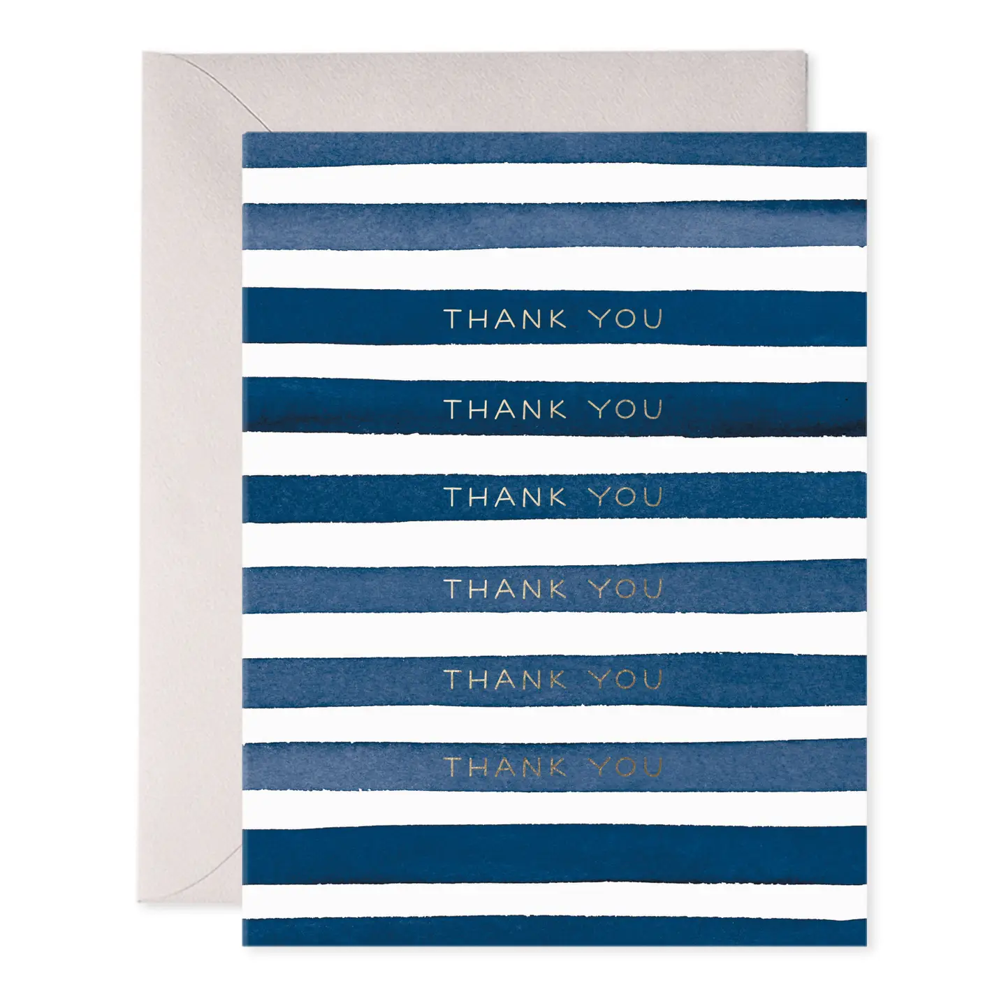 Navy Stripes Thank You