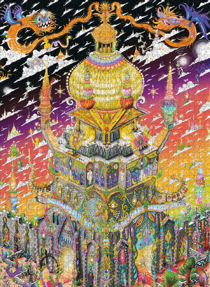 Trippy Tower of Babel 2,000 Piece Puzzle