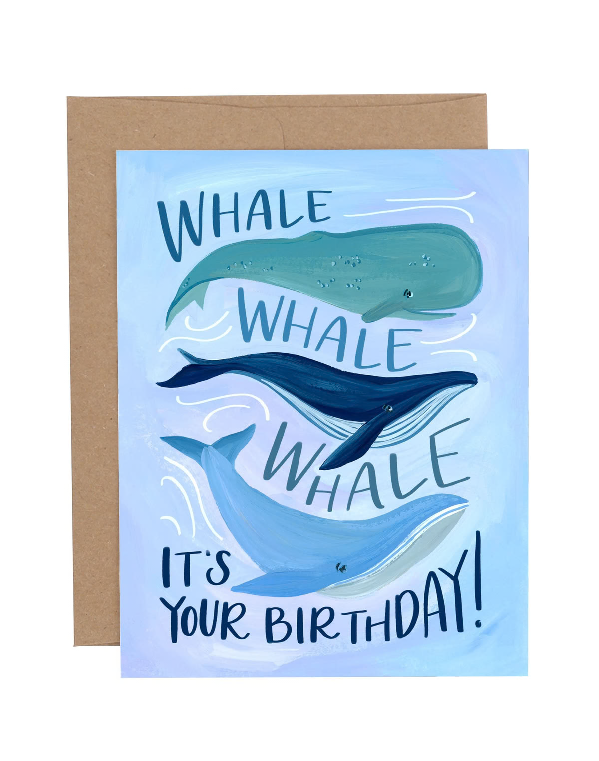 Birthday Whales Card