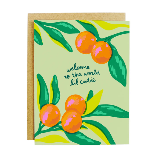 Welcome Lil Cutie Baby Card