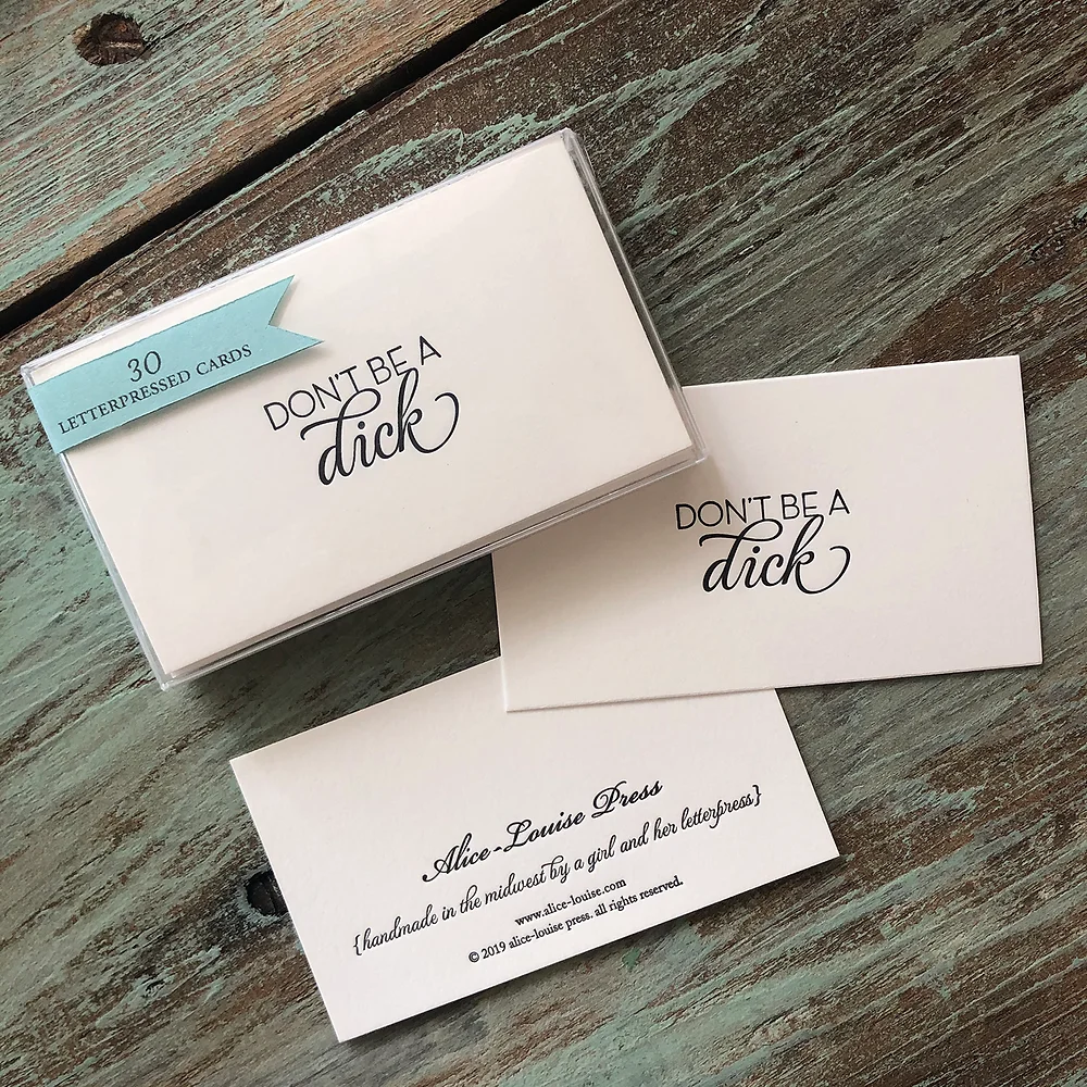 Dick Insult Card Pack