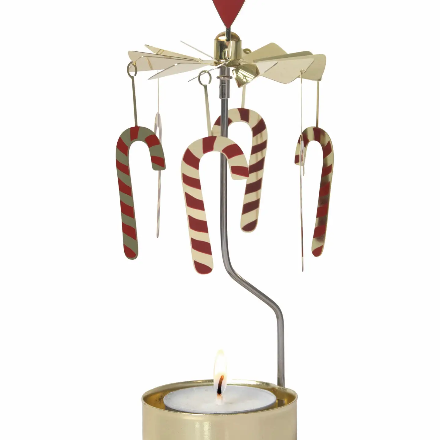 Candy Cane Rotary Candleholder