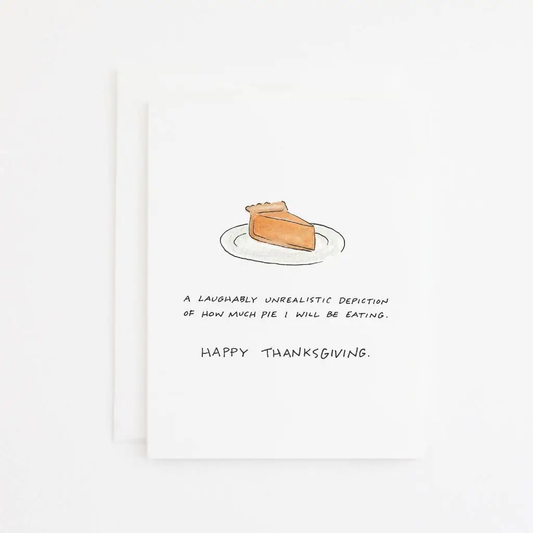 Pumpkin Pie Card