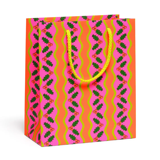 Wavy Holiday Gift Bag, MD