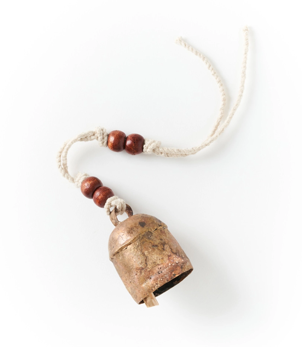 Rustic Noah Cow Bell Wind Chime