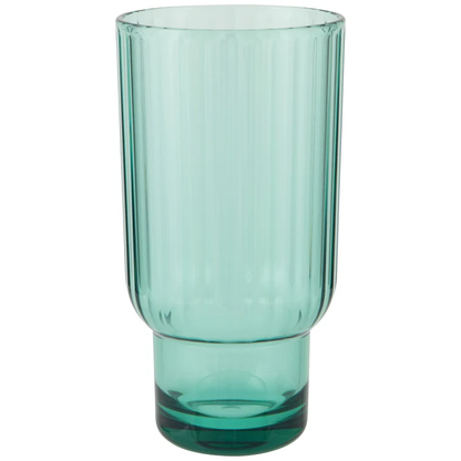 Blush Fluted Acrylic Highball Glass