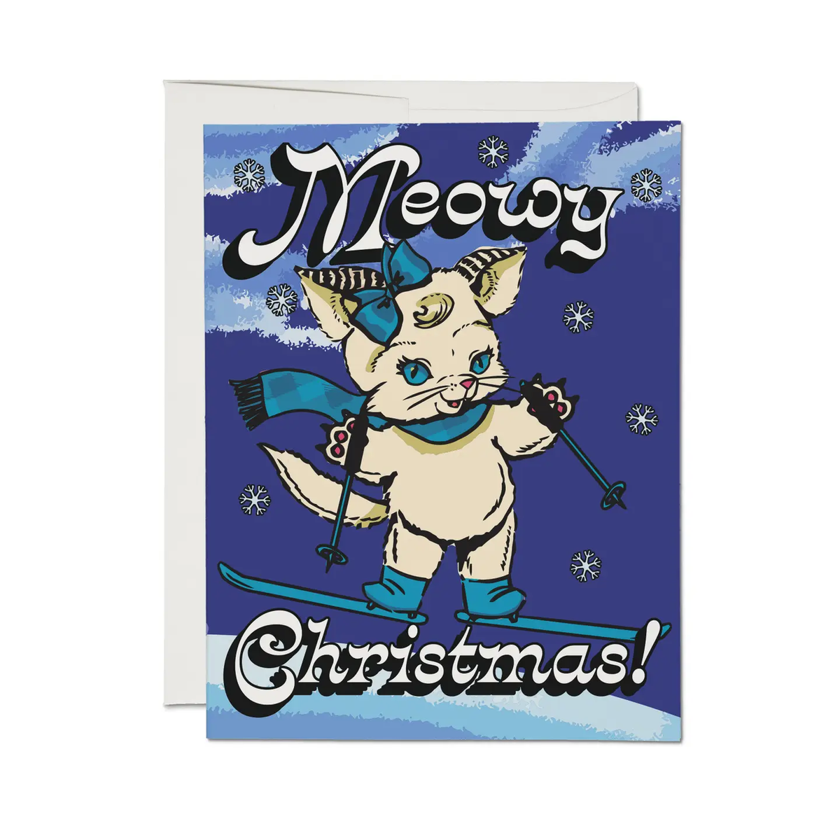 Snow Kitten Card