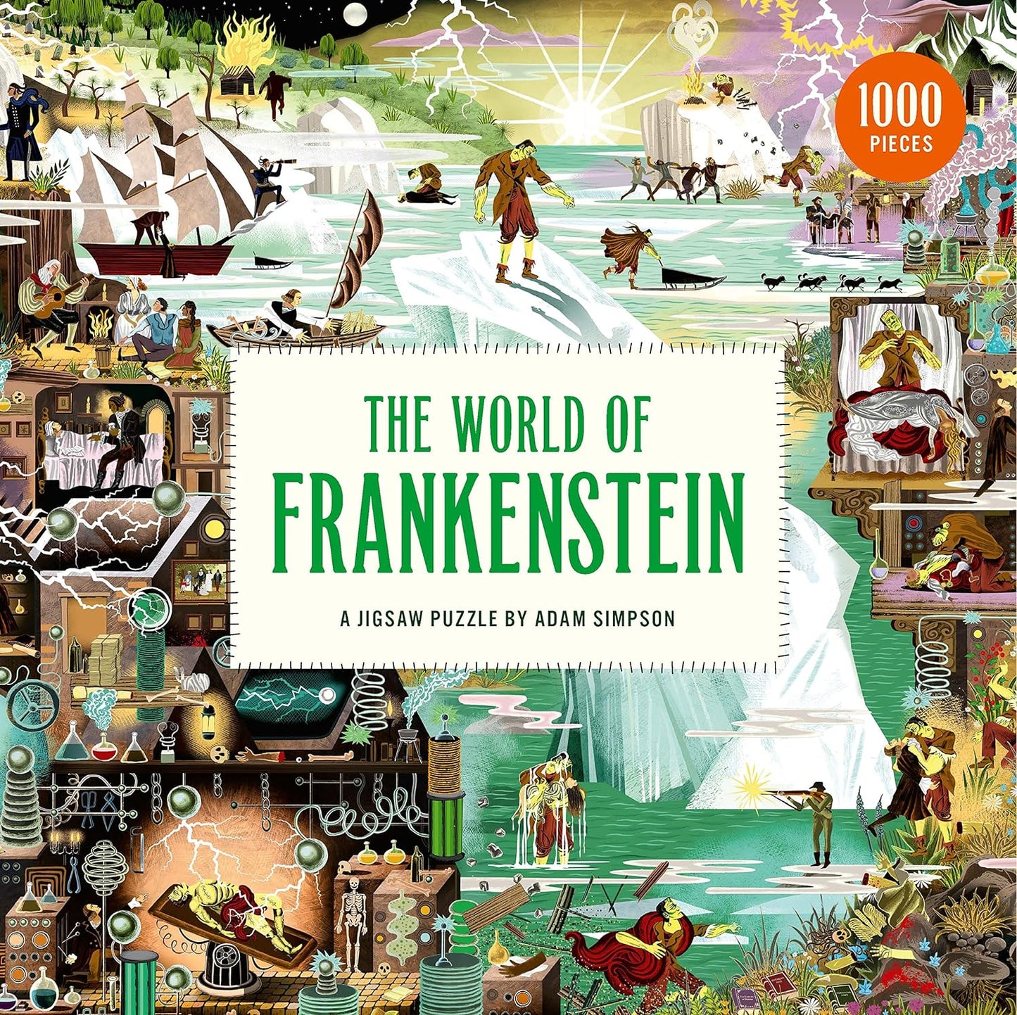 World of Frankenstein 1,000 Piece Puzzle