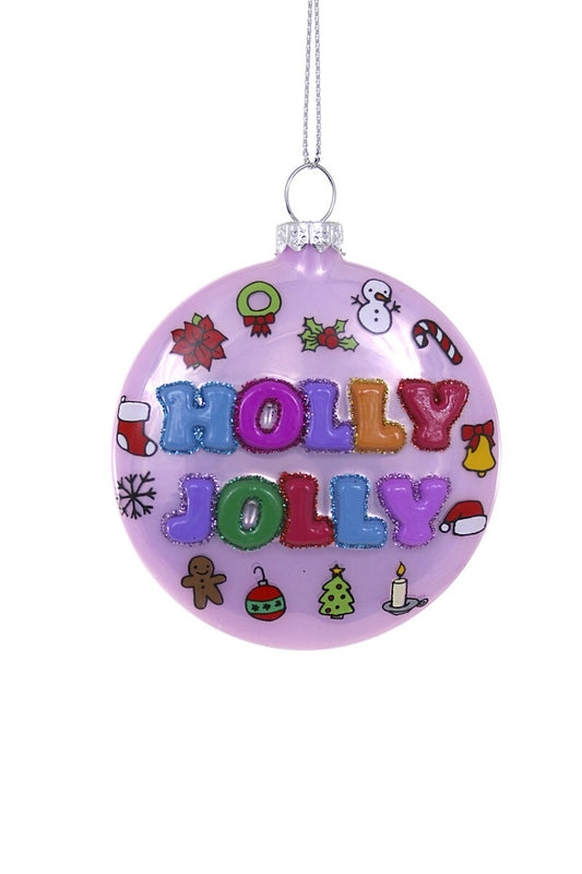 Holly Jolly Ornament