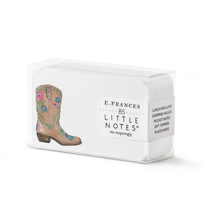 Cowboy Boot Little Notes