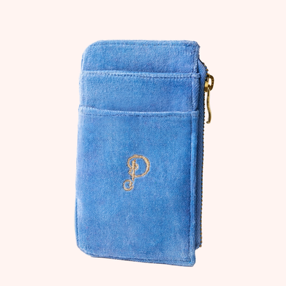 Seafaring Crab Velvet Card Holder